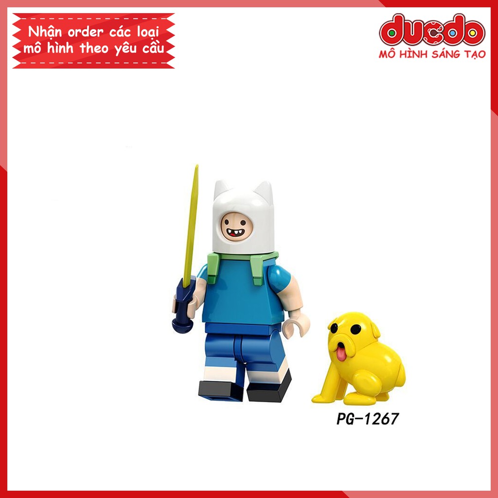 Minifigures các nhân vật Giờ Phiêu Lưu Adventure Time tuyệt đẹp - Đồ chơi Lắp ghép Mini Iron Man Mô hình POGO PG8141