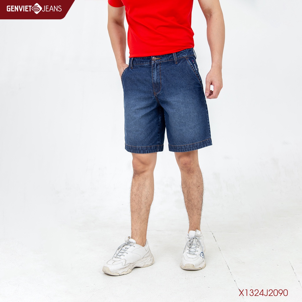 Quần Ngố Jeans Nam Thời Trang Genviet X1324J2090