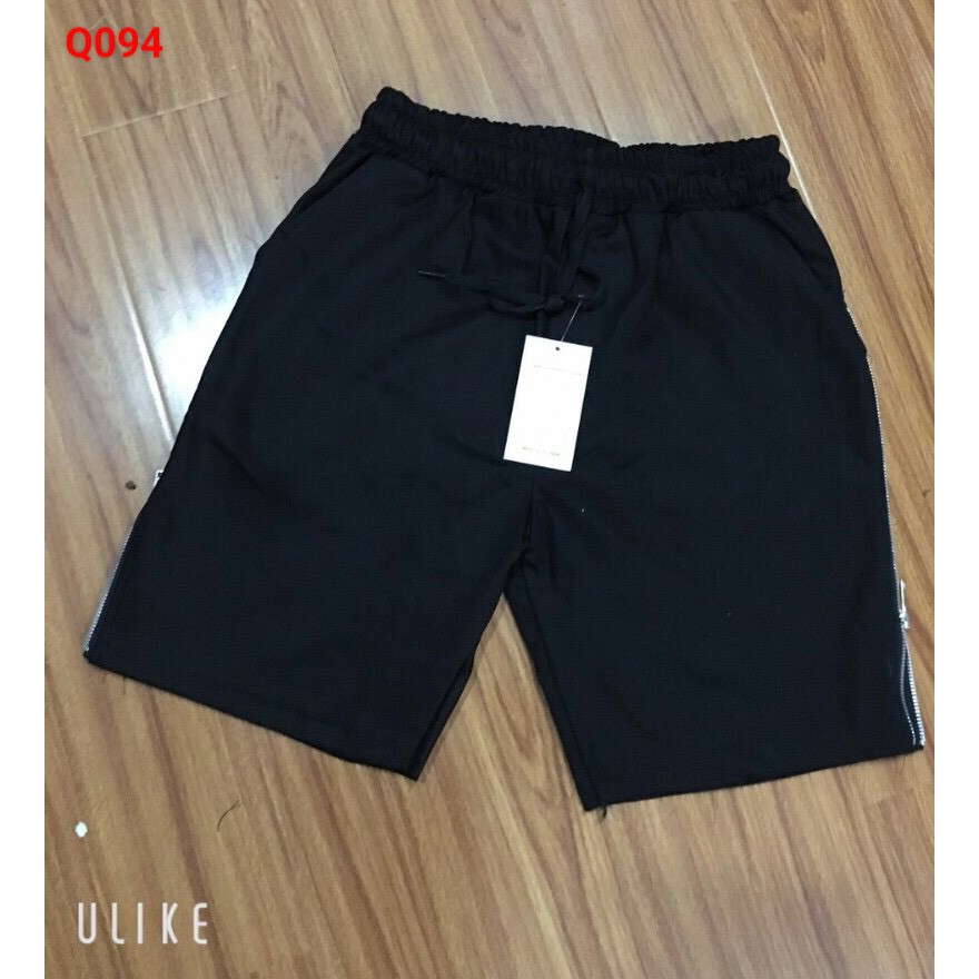&lt;FREE SHIP&gt; Quần short unisex kaki zip nam nữ