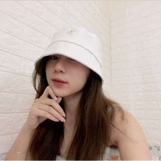 NÓN SỤP, NÓN CỤP THÊU DAISY BAMBOO BUCKET