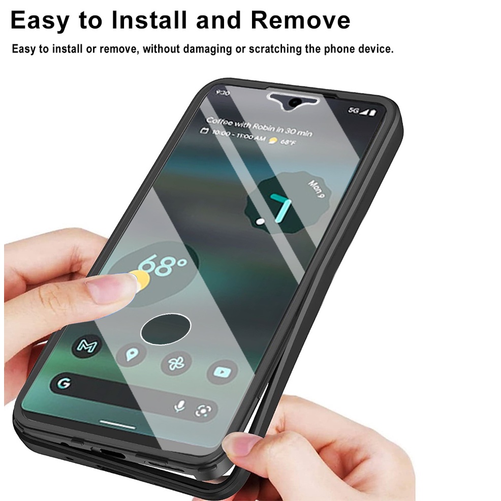 Ốp Điện Thoại Chống Sốc Bảo Vệ Toàn Diện 360 Độ Cho Google Pixel 6A 6 Pro