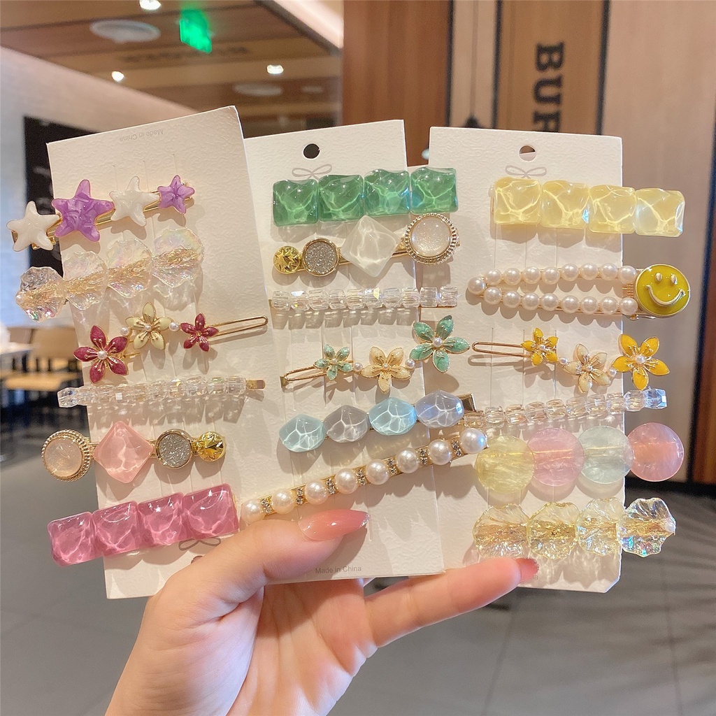 Set 6 Kẹp Tóc Thời Trang Cho Nữ