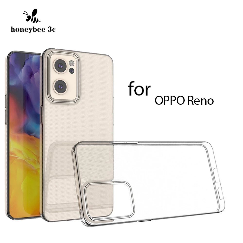 OPPO Reno 8T 8 Pro+ 8z 5G Lite 7 SE 7z 6 6z 5 4 3 Pro 2Z 2F Ốp Lưng Dẻo Trong Suốt Cho