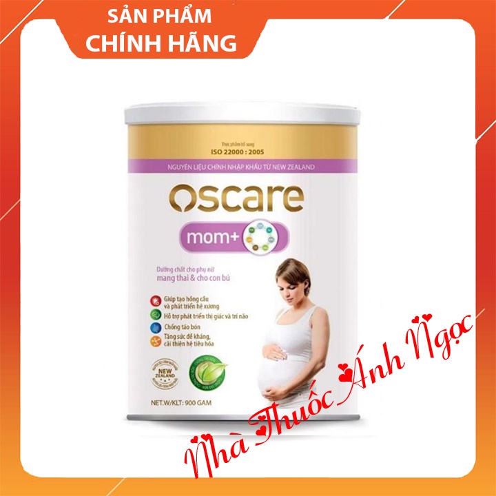 Sữa Oscare Mom + - sữa cho bà bầu giúp bổ sung vitamin và khoáng chất dành riêng cho phụ nữ có thai và cho con bú