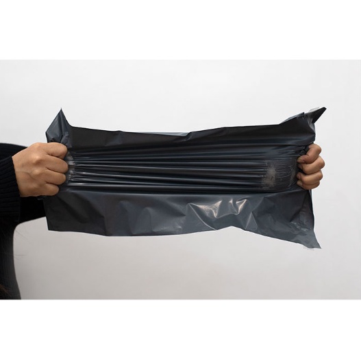 [SIÊU RẺ] Túi gói hàng Xám Đen 20x30cm Cuộn 100 Cái Có Sẵn Keo Dán Niêm Phong
