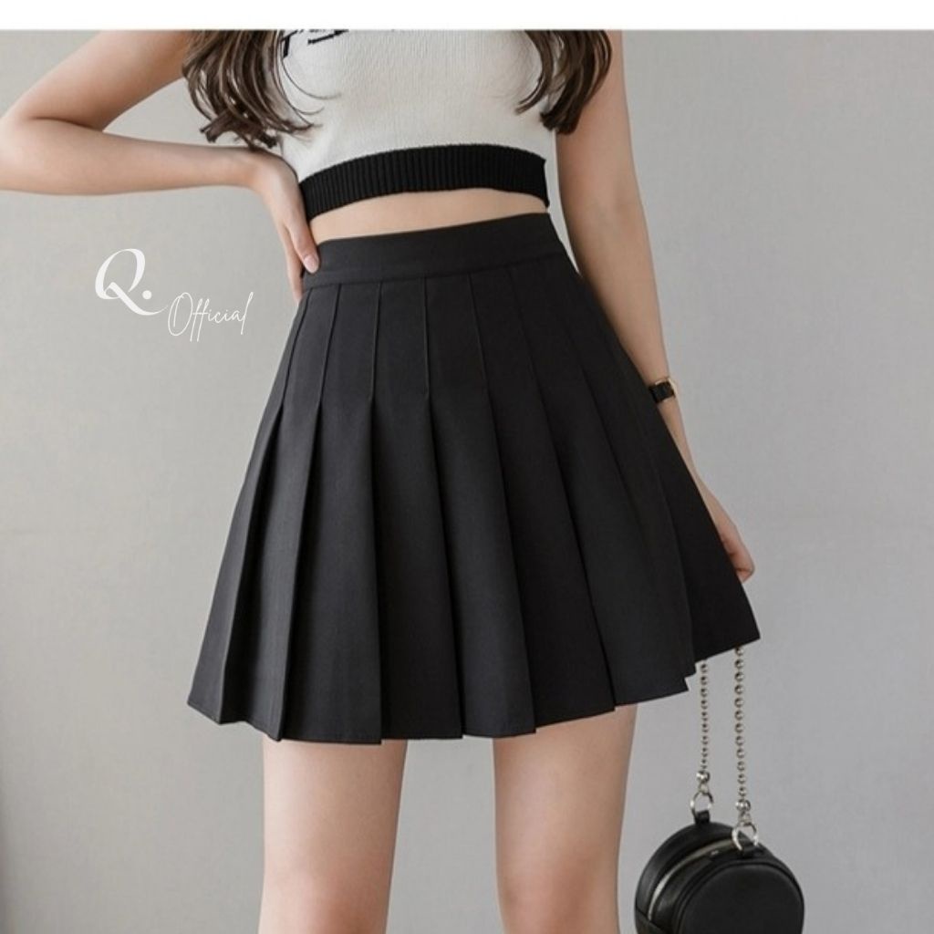 Chân Váy Tennis Xếp Ly Ngắn Chữ A Có Lót Quần Siêu Xinh
