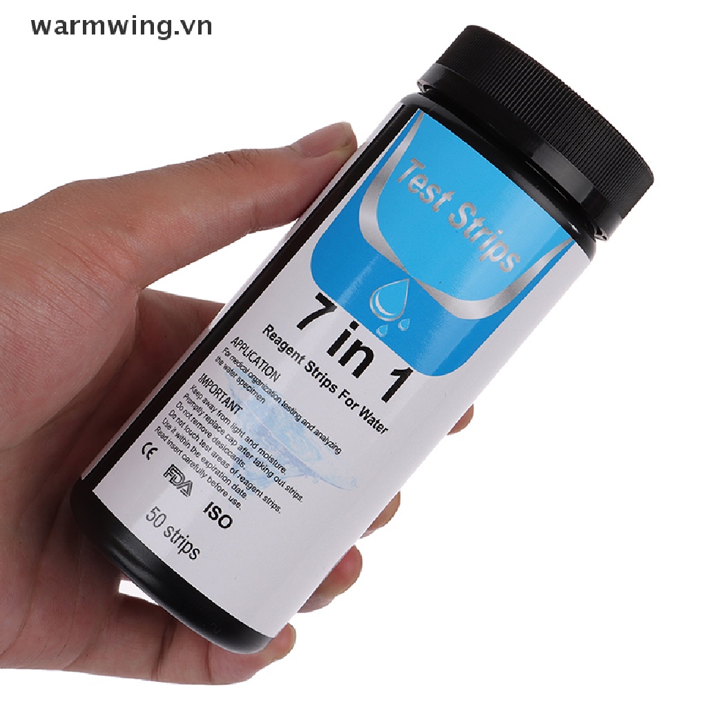Bộ 50 Miếng Dán 7 Trong 1 Kiểm Tra Độ PH Cho Bể Cá