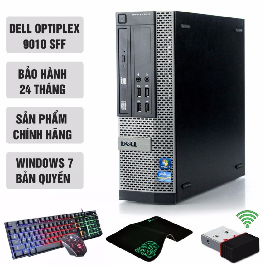 Máy tính đồng bộ DELL OPTIPLEX 9010 SFF (Core I3 3220, Ram 8GB, HDD 4TB) + Quà Tặng - Hàng Nhập Khẩu | BigBuy360 - bigbuy360.vn