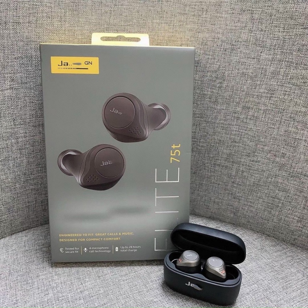 Tai nghe bluetooth không dây Jabra Elite 75T, tai nghe không dây TWS hàng cao cấp