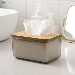Cozye【Low price】 Nordic Minimalist Creative Tissue Box Household Living Room Pumping Box Tissue Paper Restaurant Napkin Storage Box Paper Napkin Holder Plastic Case Home Bathroom Car Décor