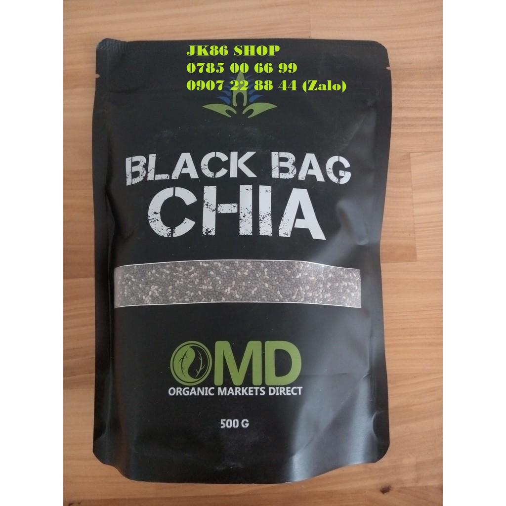 Hạt chia đen Úc black bag