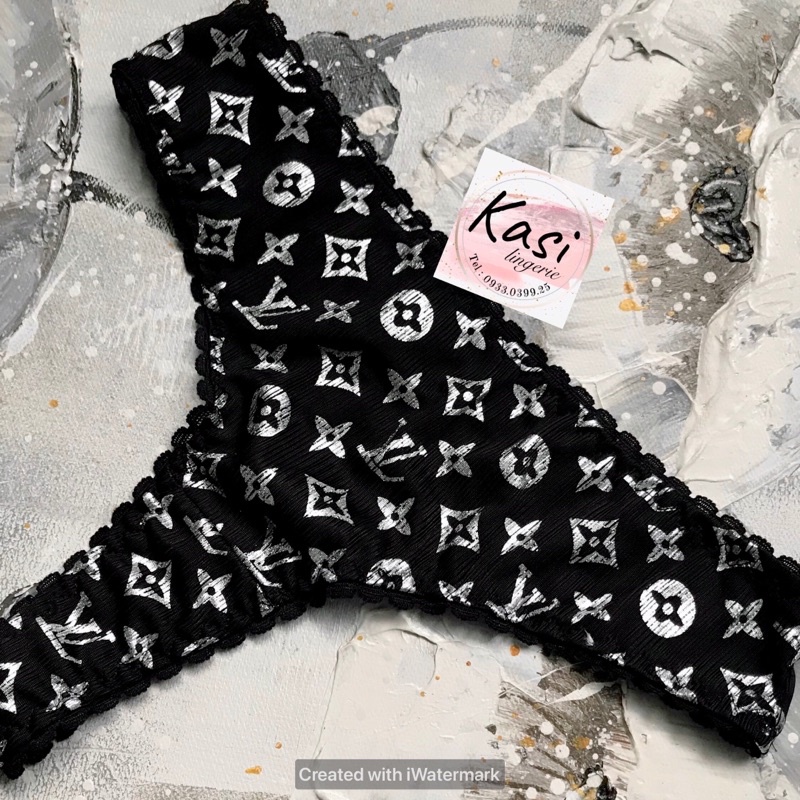 Set đồ lót nội y hoa văn thương hiệu siêu sang chảnh