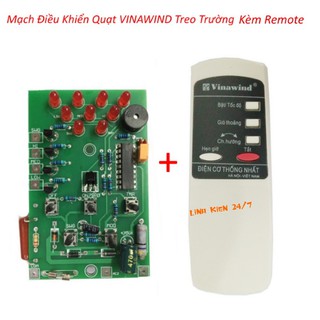 Bo Mạch Điều Khiển Từ Xa Quạt Vinawind Treo Tường