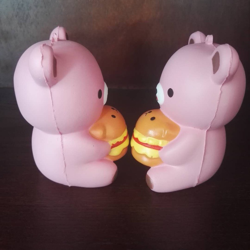 Squishy Lớn JUMBO Hình Gấu ôm bánh gấu nâu Đồ Chơi Xốp Giảm Stress Hình mềm mịn dễ Thương đàn hồi Cho Bé