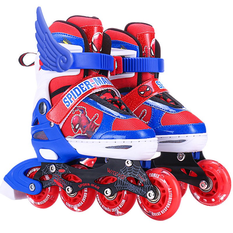 Disney skates giày patin trẻ em trọn bộ trượt nội tuyến cho trai và gái mới bắt đầu