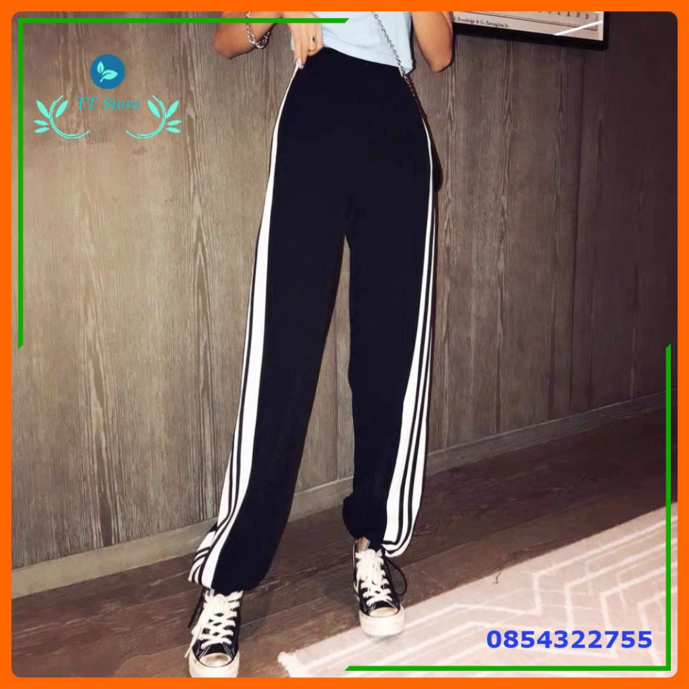 (mới) SET ÁO SƠ MI LOANG MIX QUẦN 4 SỌC ỐNG SUÔNG BO ĐEN DÀI VIỀN TRẮNG HOT MẶC 2 KIỂU -👗TTshop👑