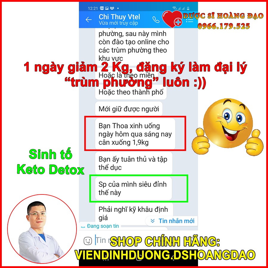 Keto Detox - Sinh tố khử mỡ giảm cân cực nhanh [CHÍNH HÃNG] | BigBuy360 - bigbuy360.vn