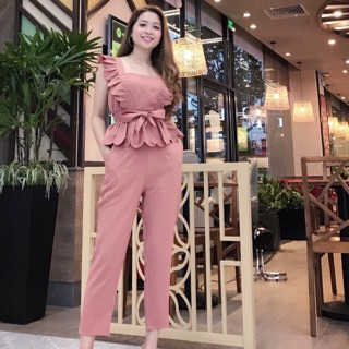 Set áo cánh tiên nhúng eo