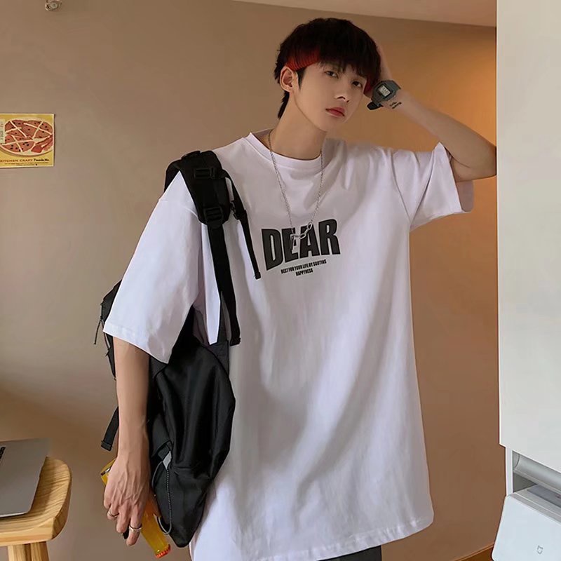 Áo Thun Tay Ngắn In Chữ M-8XL Thời Trang Cho Nam