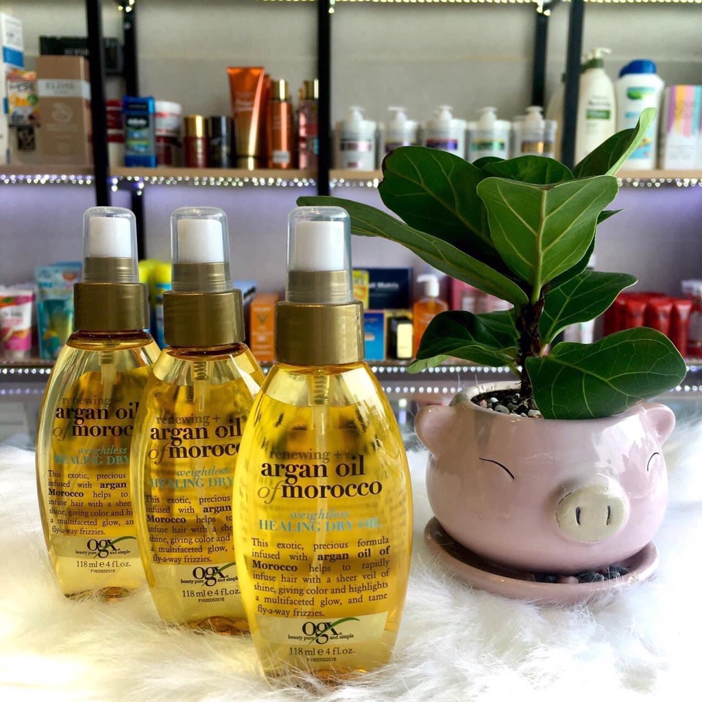 Xịt Dưỡng Tóc OGX Renewing Argan Oil Of Morocco Weightless Healing Dry Oil
