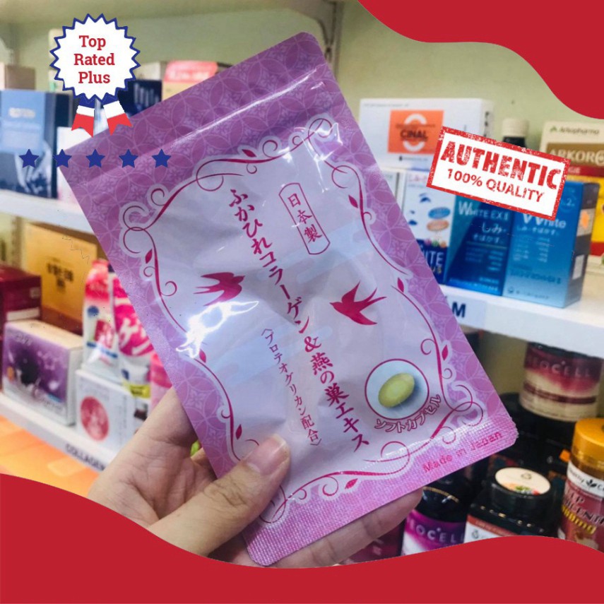 Viên Uống Koharu Collagen Tươi Nhật Bản - Collagen Chiết Xuất TỔ YẾN Và SỤN MŨI CÁ HỒI 30 Viên | Thế Giới Skin Care