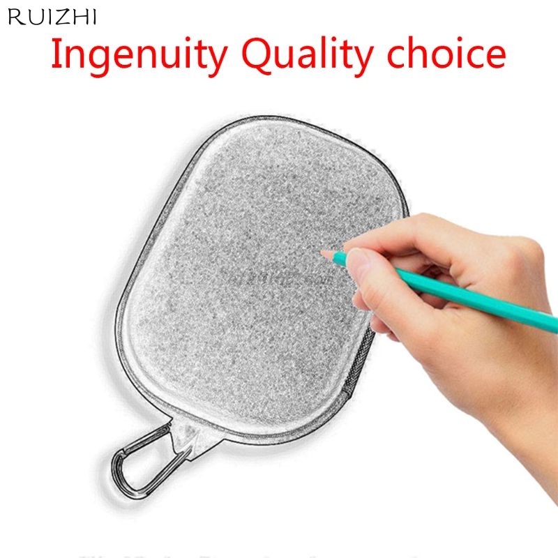 Hộp đựng tai nghe Bose QC15 QC25 QC35 bằng da PU có móc khóa