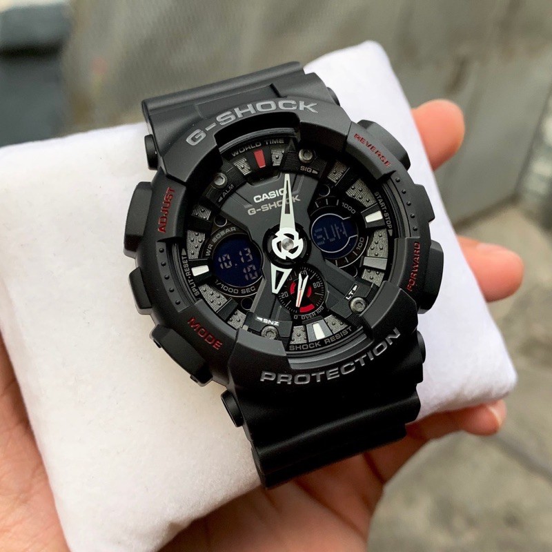 Đồng hồ nam dây nhựa G-SHOCK chính hãng Casio Anh Khuê GA-120-1ADR | BigBuy360 - bigbuy360.vn