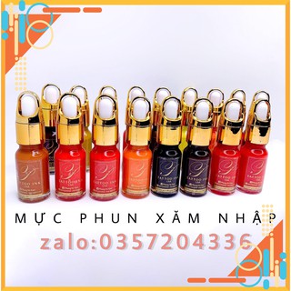 Mực Phun Xăm Bám Nhanh Bong Đậm Chính Hãng (5-10ml)