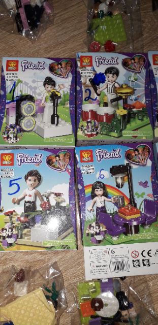 Lắp ráp 1 hộp LegoFriend các nghệ sĩ 9983 trọn bộ