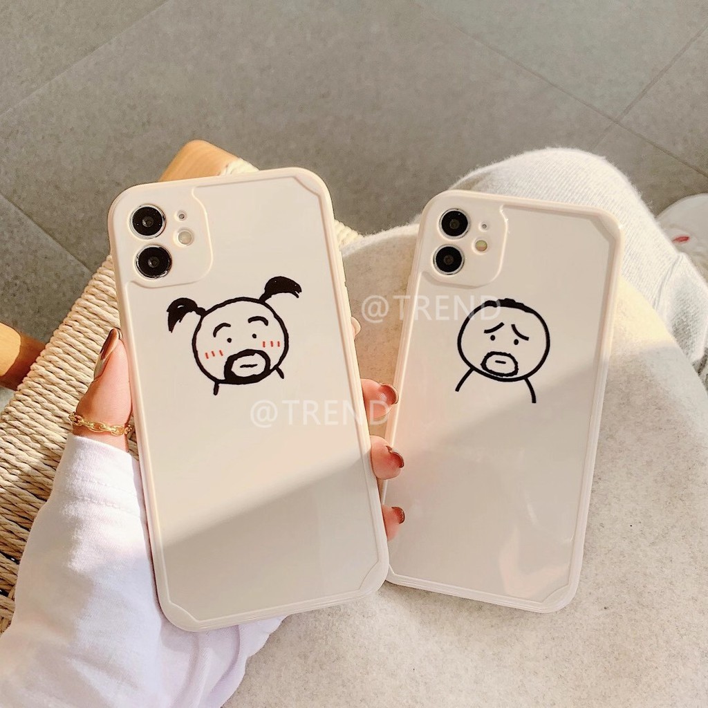 Ốp điện thoại silicone mềm in hình hoạt hình vui nhộn cho iphone 12 Mini 11 Pro Max SE 2020 7 8 Plus X XR XS