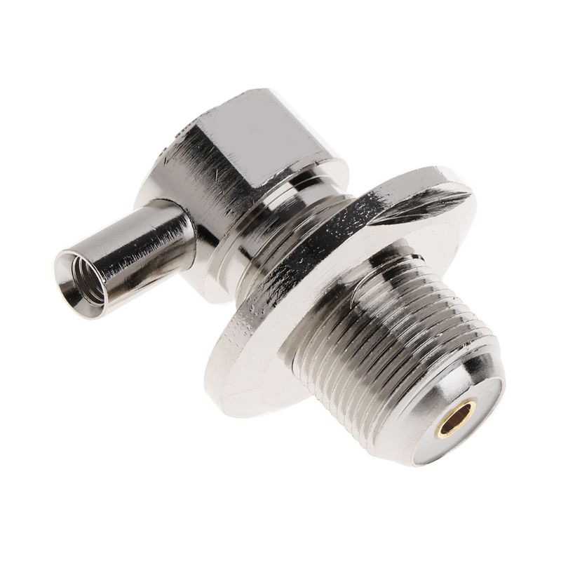 Đầu Nối Dây Cáp Đồng Trục SO239 UHF Cái Góc Phải Cho RG58 RG142 LMR195 Coaxial