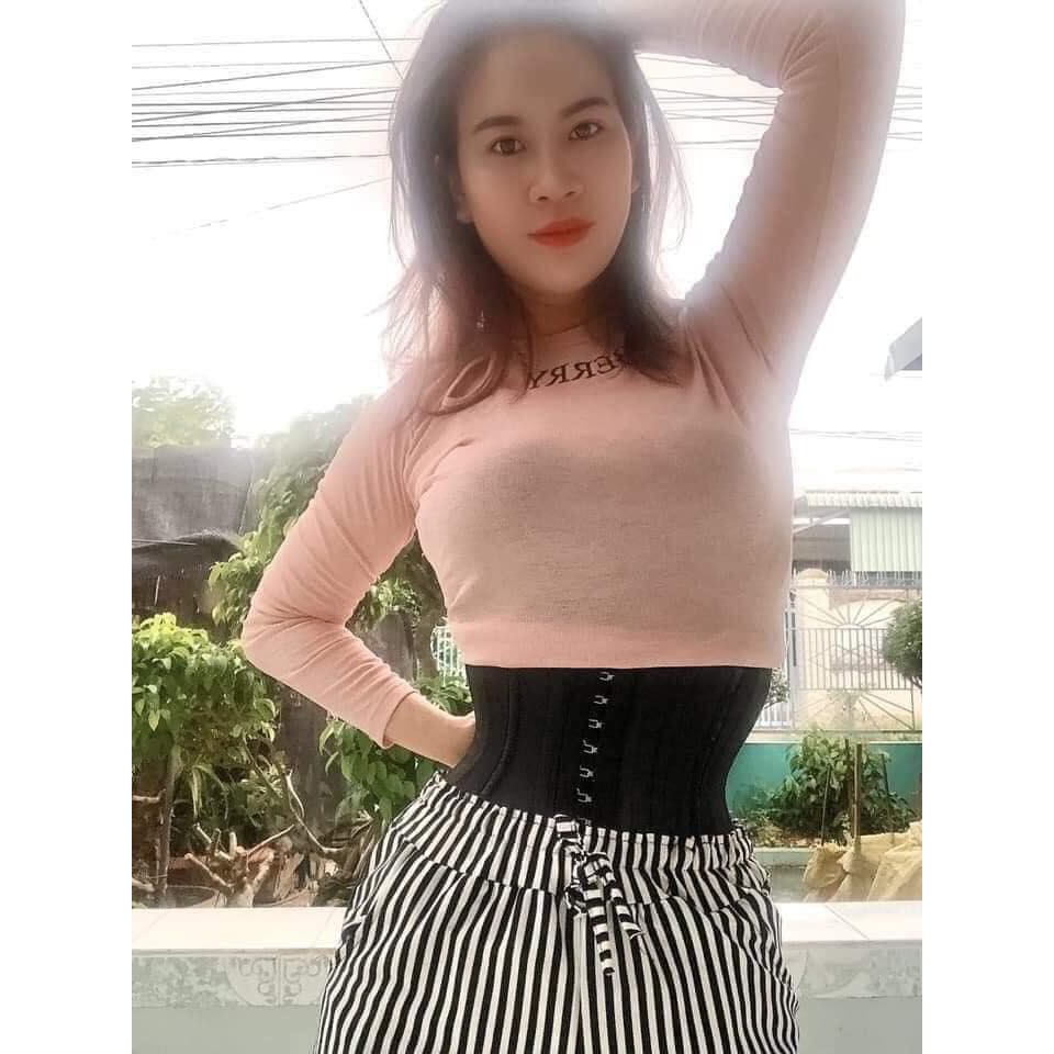 Đai nịt bụng latex giảm béo - Gen nịt bụng chống cuộn cao cấp - Nịt bụng latex Hy Lạp 25 xương | BigBuy360 - bigbuy360.vn
