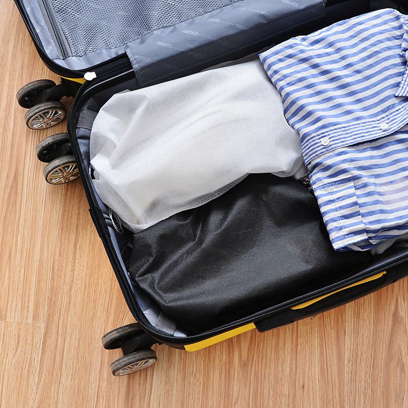 Túi đựng quần áo, giày dép dây rút vải không dệt