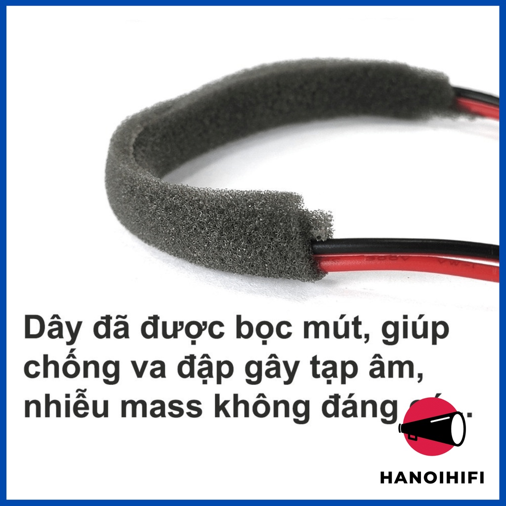 Mút bọc dây loa chống rung có sẵn keo 1 mét