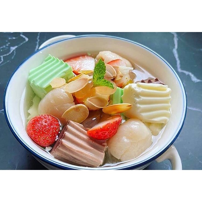 Bột LATINE đóng lẻ gói 100g dùng làm chè khúc bạch