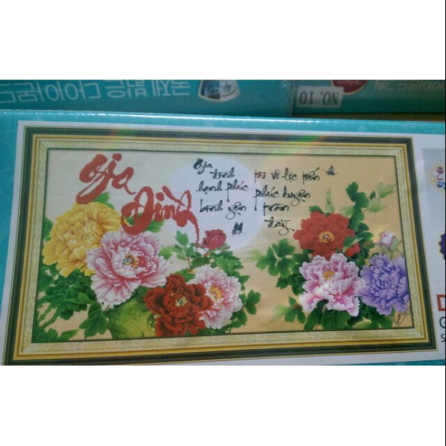 Tranh đính đá gia đình