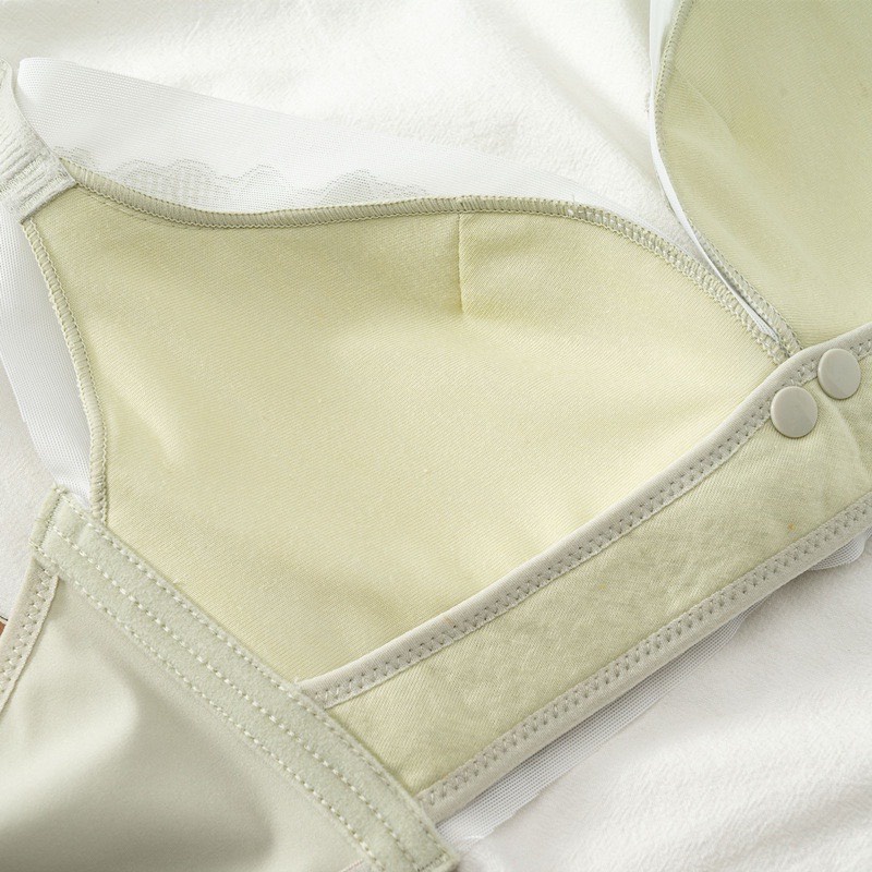 Hàng mẫu Áo lót bầ có cúc mở cho con bú MS Mombaby ren 03 FORM TO