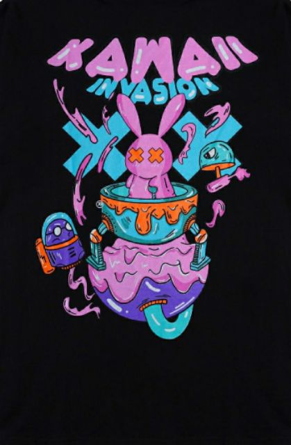 Áo Khoác Dù Bad Rabbit Kawaii Unisex Form Rộng Dáng Jacket | BigBuy360 - bigbuy360.vn