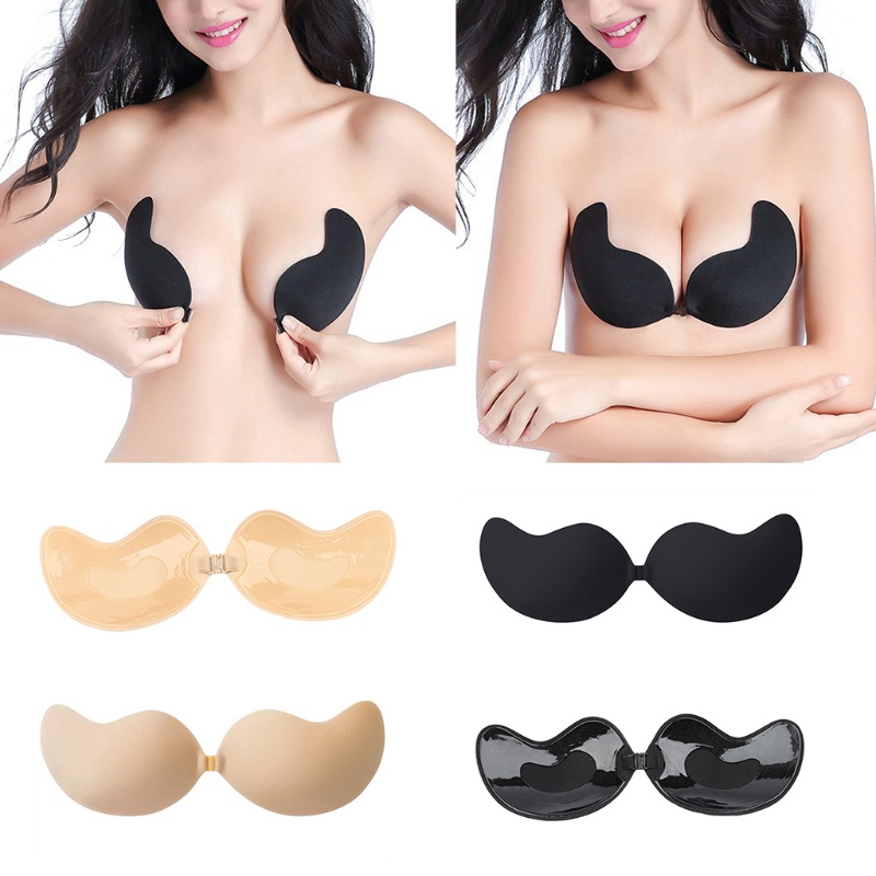 Youyo Áo Ngực Không Dây Cài Trước Hình Trái Cây Cúp Ngực Vô Hình Không Dây Cài