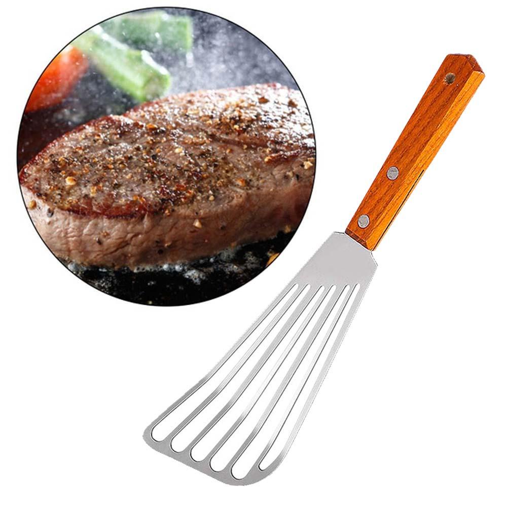 Xẻng Chiên Cá Bằng Thép Không Gỉ Trọng Lượng Nhẹ