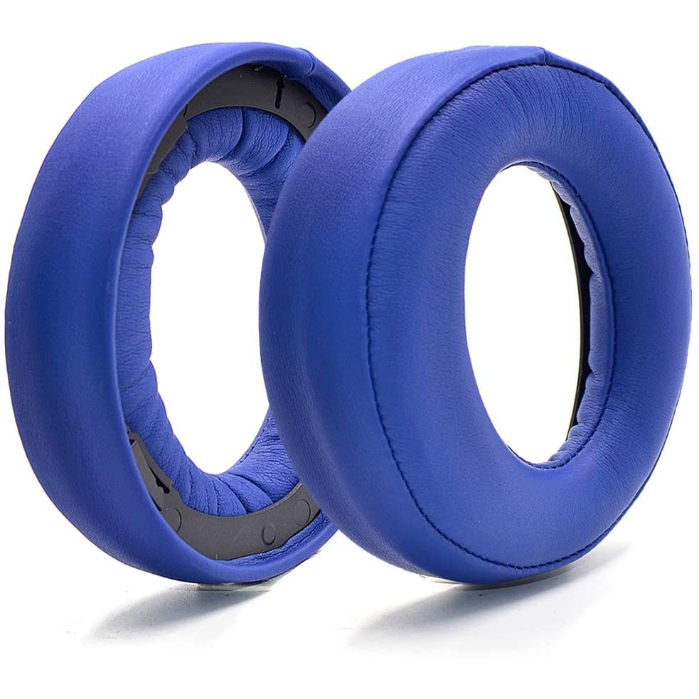 Upgrade earpads Replacement for Sony Gold Wireless Headset PS3 PS4 7.1 Virtual Surround Sound CECHYA-0083 Headphone (Blue)