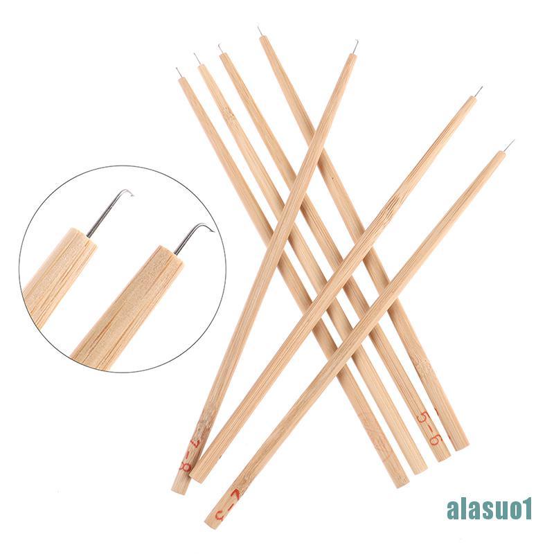 Bộ Tóc Giả Phối Lưới Và Móc Bằng Gỗ Alasuo1