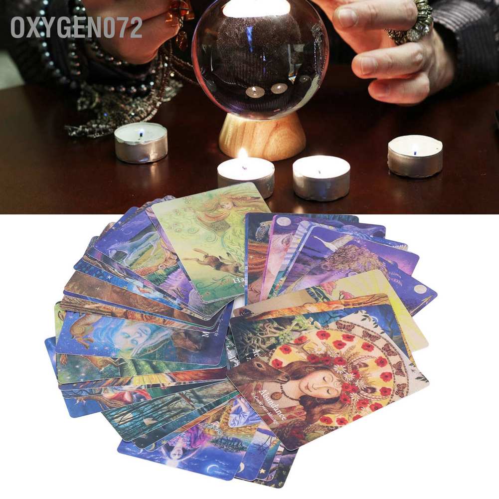 giảm giáOxygen072 36Pcs Goddess Dream Cards Various Patterns Smoother Edges Portable Tarot Set for Parties Office