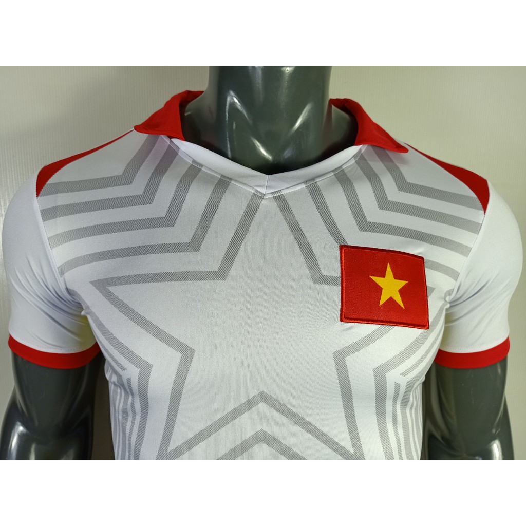 Bộ Đồ Đá Banh Đội Tuyển Việt Nam  màu Trắng 2021