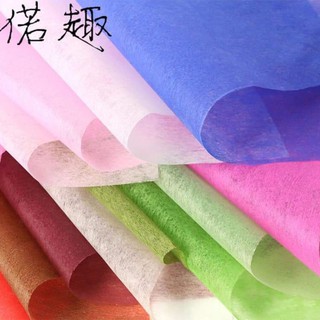 10 tờ giấy lụa gói hoa cùng màu