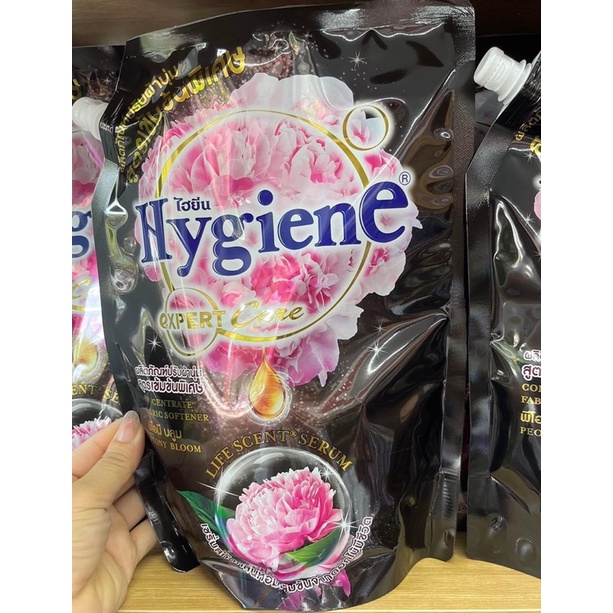 Nước xả vải đậm đặc Hygiene túi 1150ml Thái lan, lưu hương làm mềm vải