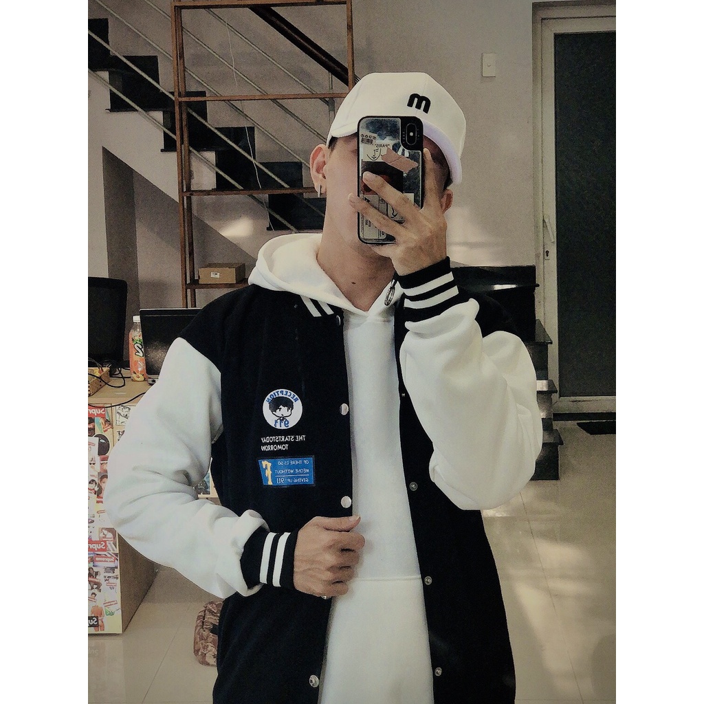 Áo Khoác Varsity Bomber Jacket Unisex - Varsity V1