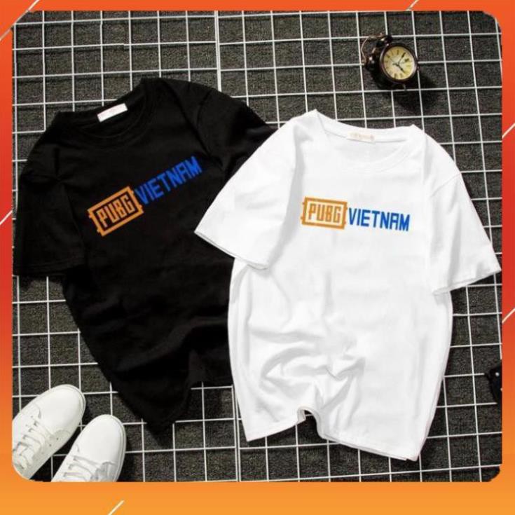 Áo thun unisex form rộng in pubg Việt Nam vải dày mịn 2019T1135