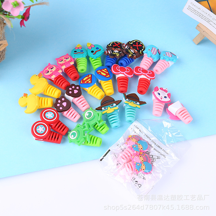 Phụ Kiện Bảo Vệ Đầu Dây Cáp Sạc Cho Android 5cm Nhóm Nhạc BTS Hoạt Hình