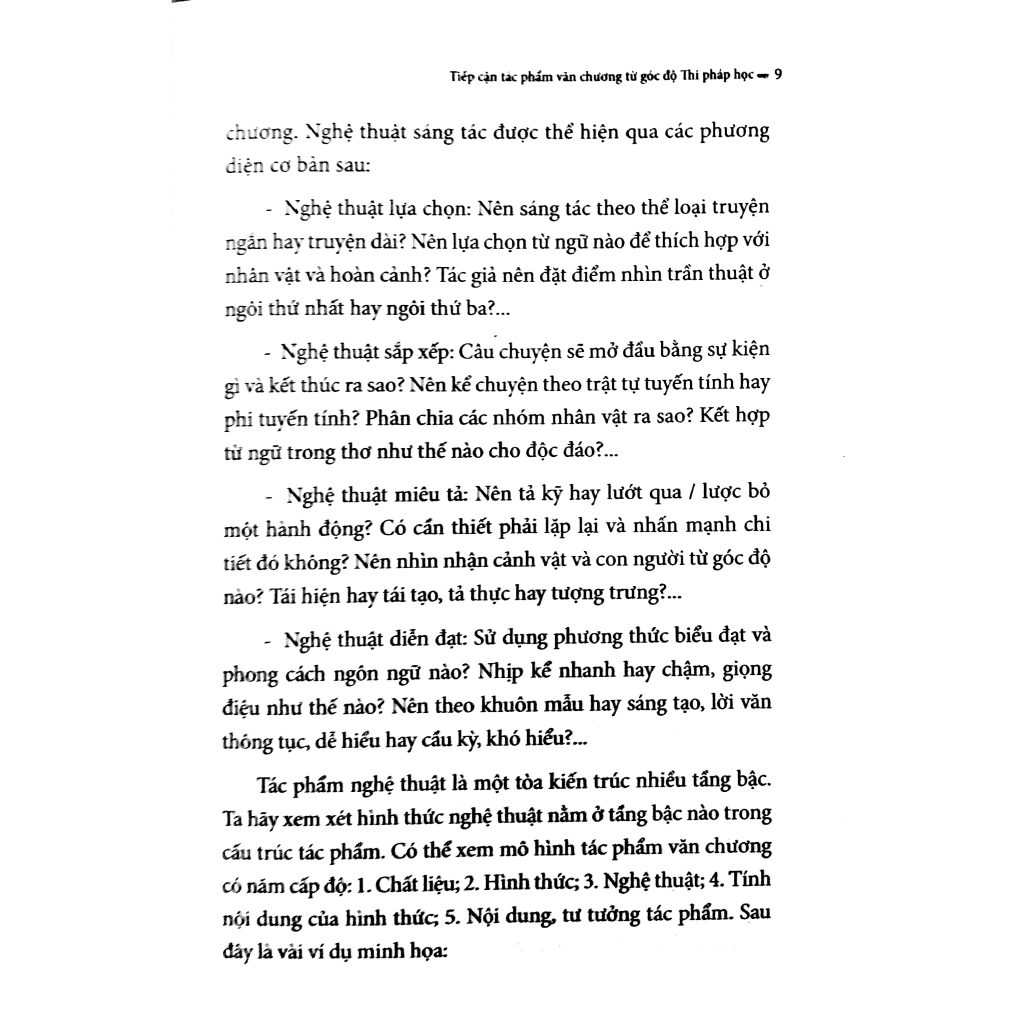 Sách - Tiếp Cận Tác Phẩm Văn Chương Từ Góc Độ Thi Pháp Học